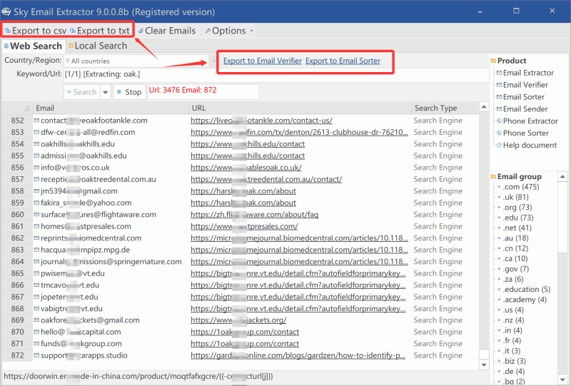 email directory step3