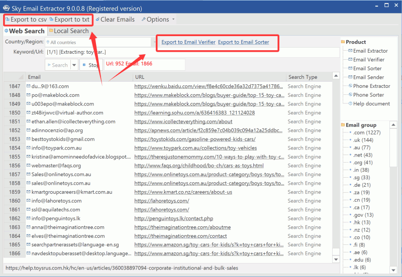 email extractor premium step3