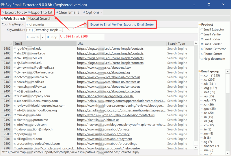 email list generator step3