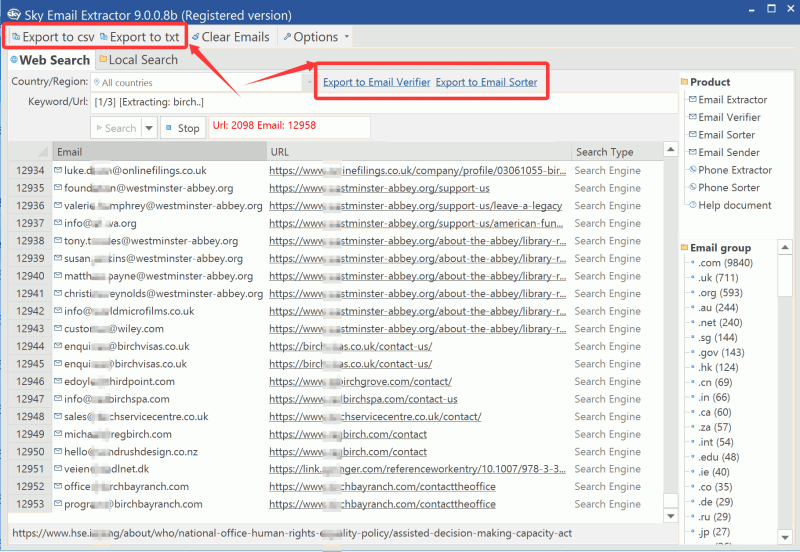 email prospector step3