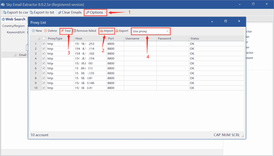 How to buy and use proxy step1